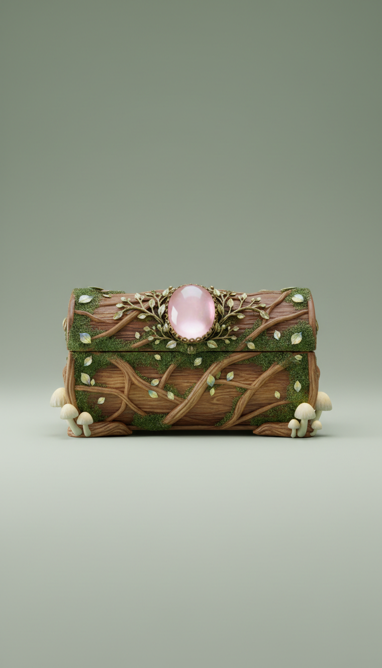 Boîte à bijoux forêt enchantée